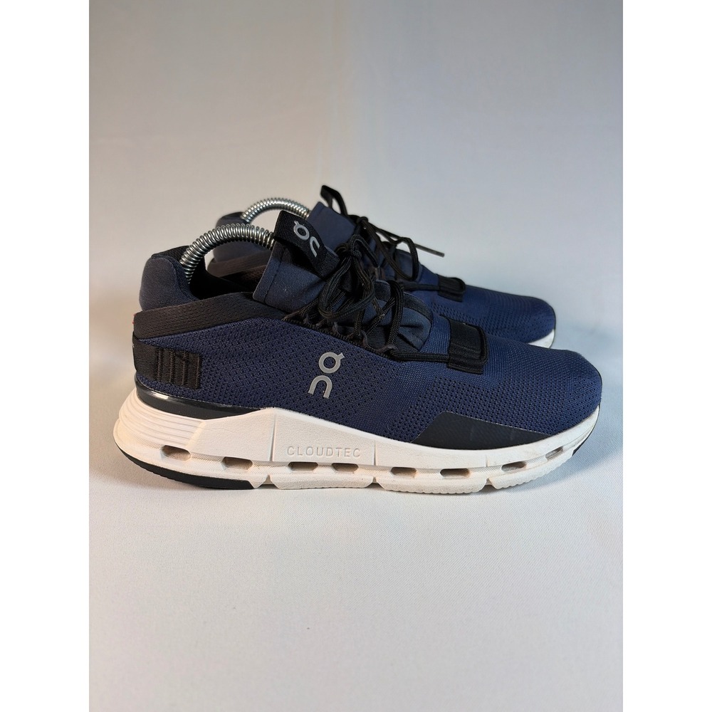 On Cloudnova Navy Blue Black Running Shoes Womens 8.5 26.99114